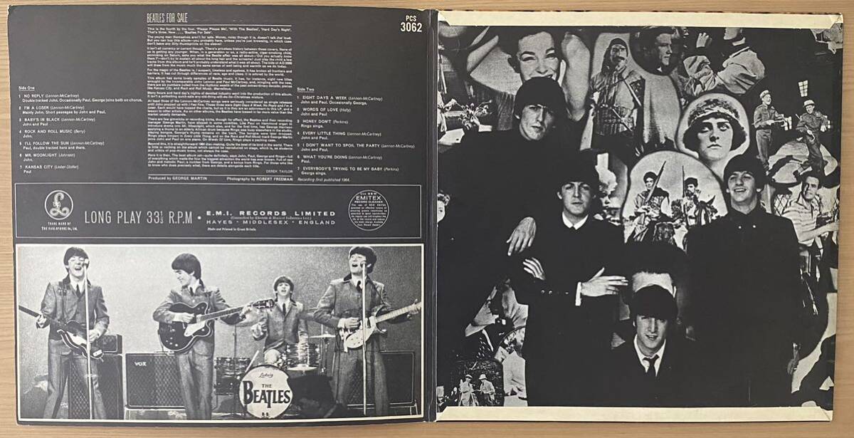 極美盤！stereo 【Beatles For Sale】 UK 1st LP/ビートルズ　レコード　初盤　_画像3