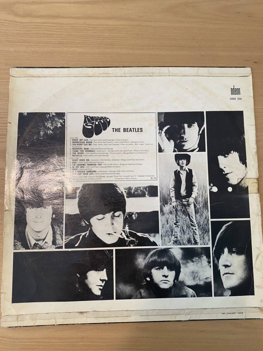 激レア！フランス初盤　MONO　“RUBBER SOUL” “BEATLES ビートルズ　LP レコード/UK_画像2