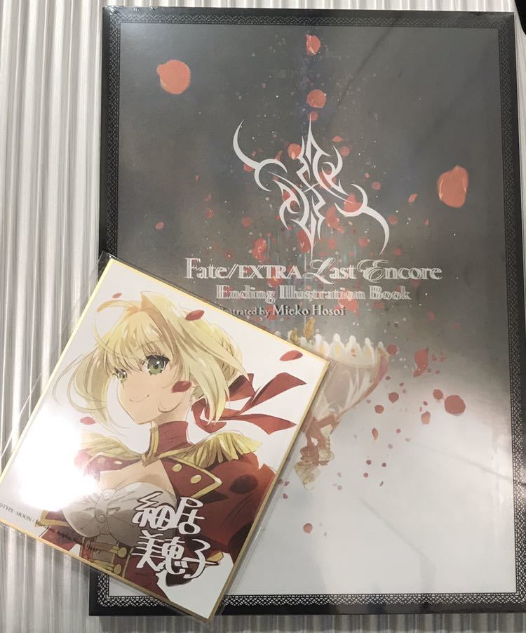 Small Beautiful Privilege Mini Square Fancy Cardboard Attaching Fate Extra Last Encore Ed Illustration Ration Book Shaft Ton Animejapan 19 Hall Limitation Goods Real Yahoo Auction Salling