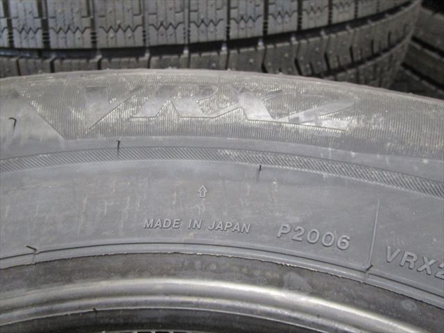 送料無料　新品未使用品　スタッドレス　195/65R16　BS　ブリヂストン　ブリザック　VRX2　2020年製　４本_画像8