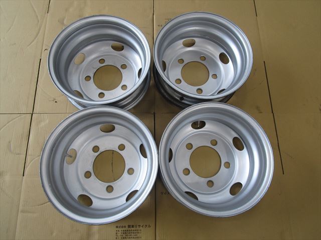 送料無料 いすゞ エルフ 2トン TOPY TK16×5.5J 116.5-8TC 5穴 両面再塗装品 4本セットの画像5