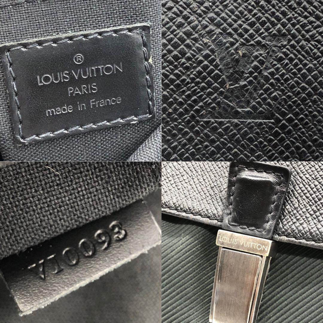 1円【極美品】LOUIS VUITTON ルイヴィトン タイガ サラトヴ PM ショルダーバッグ 斜めがけ ボディバッグ レザー 黒 エピセア メンズ M30892_画像10