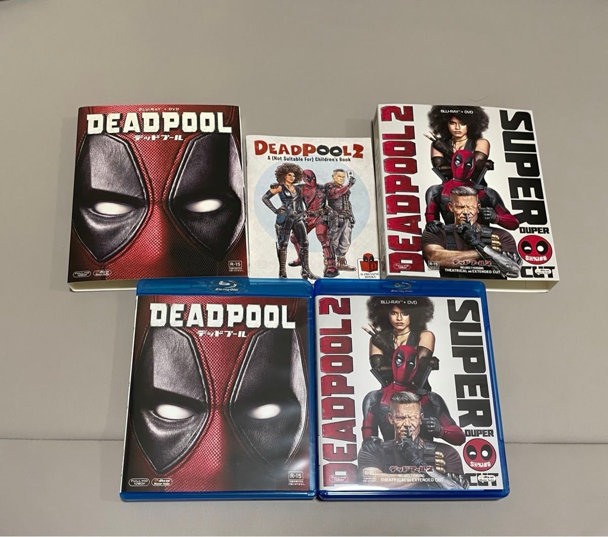 デッドプール デッドプール2 DEAD POOL Blu-ray DVD セット　初回生産限定 日本限定アート3枚組