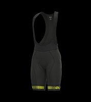 ale アレー STRADA BIBSHORTS ストラーダ ビブショーツ ブラックフルオイエロー Sサイズ 23SS528182112