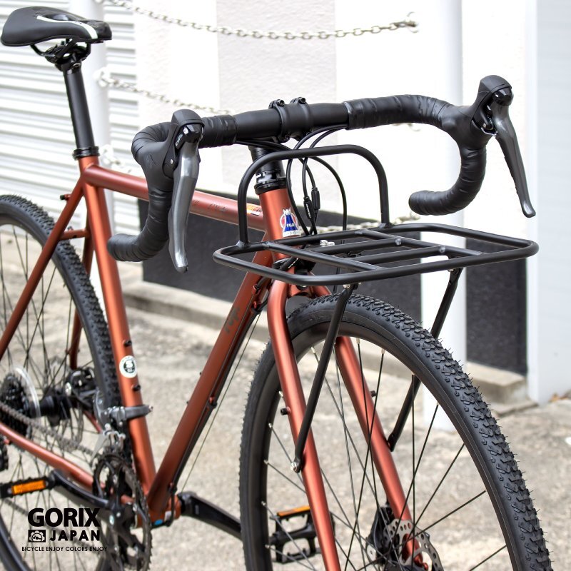 GORIX ゴリックス フロントラック 自転車 グラベルロード ロードバイク 荷台 700c フロントキャリア キャリア (GX-RACK)の画像5