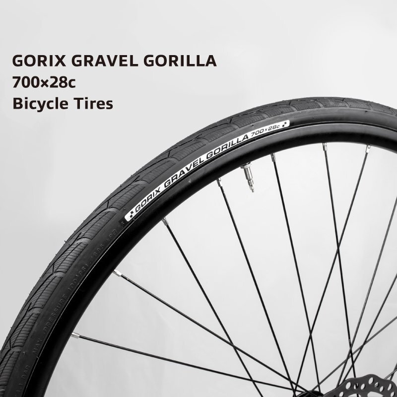 GORIX ゴリックス 自転車タイヤ 700 ロードバイク グラベルロード クロスバイク 700×28c クリンチャータイヤ トレッド GRAVEL GORILLAの画像8