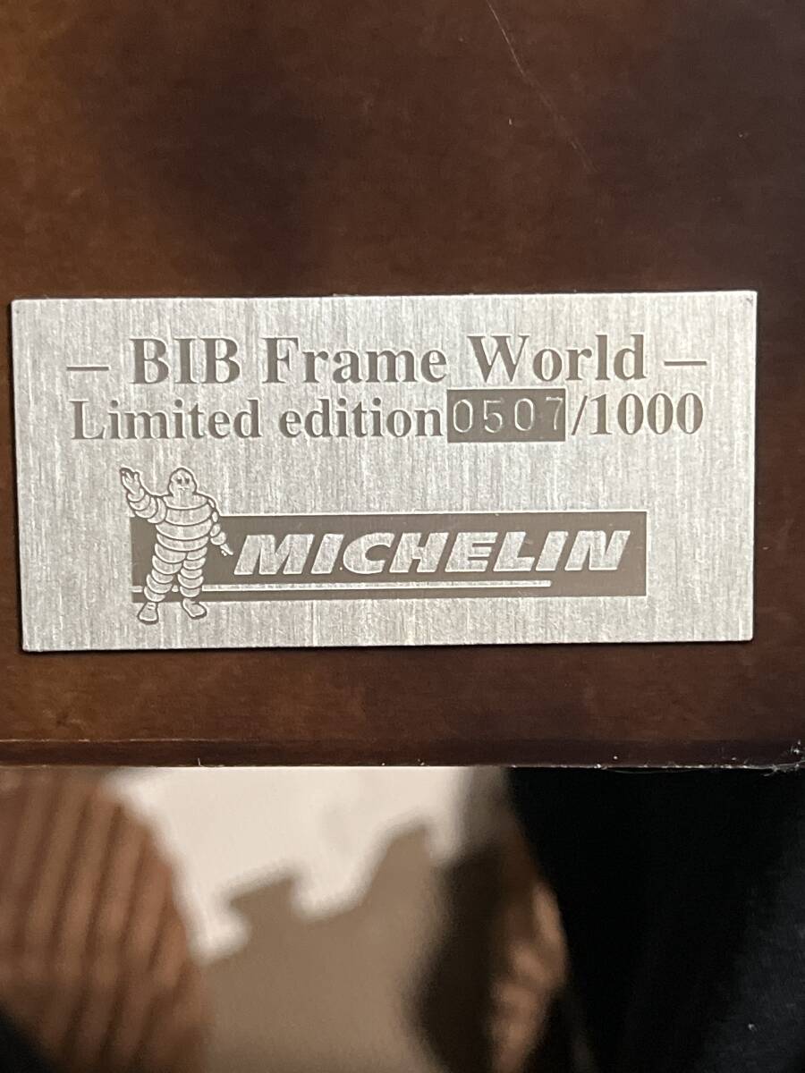 送料無料！！美品！ミシュラン　ビバンダム　ＢＩＢ　Ｆrame Ｗorld リミテッド　エディション　シリアルナンバー入り　_画像6