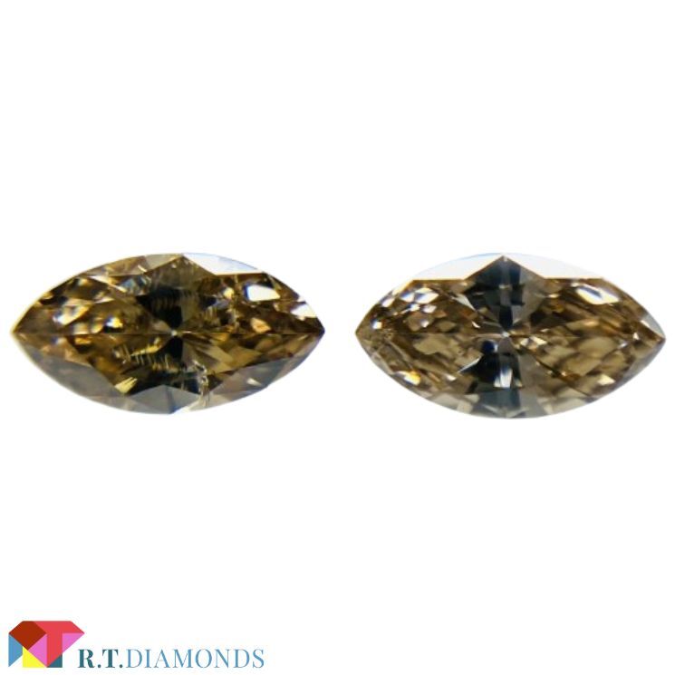 ダイヤモンド FANCY BROWN 0.123ct/0.123ct MQ/RT2630/CGL
