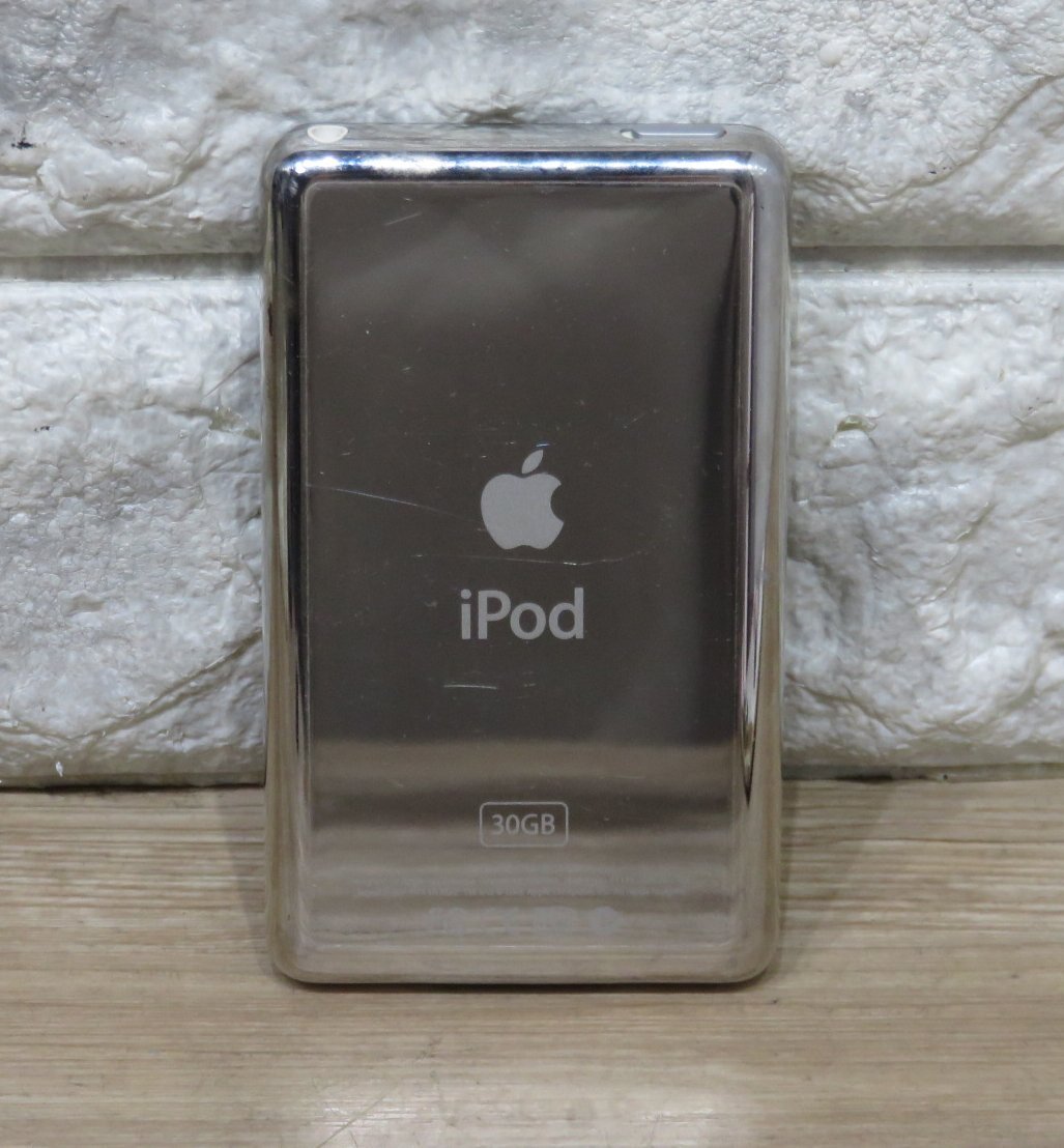 ★≪ジャンク品≫iPod 第5世代 30GB 黒 線入り[t24040411]_画像4