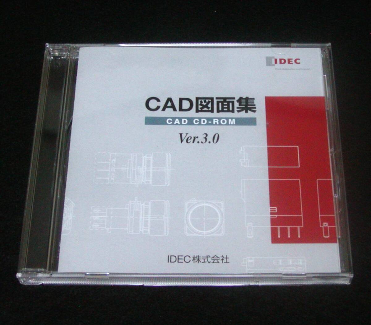 《IDEC》CAD図面集 Ver.3.0 CD-ROM版 新品 クリックポスト185円発送可_画像1