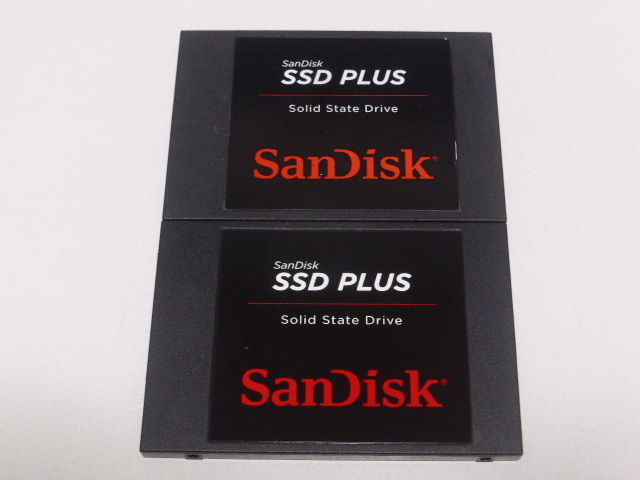 SanDisk SSD SATA 2.5inch 480GB 2台セット 正常判定 本体のみ 中古品です SDSSDA-480G_画像4