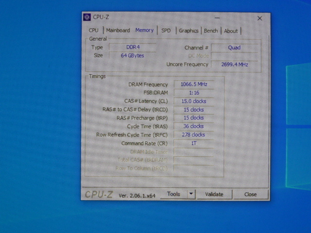 メモリ サーバーパソコン用 Samsung PC4-17000(DDR4-2133)ECC Registered 16GBx4枚 合計64GB M393A2G40DB0-CPB 起動確認済です④_画像4