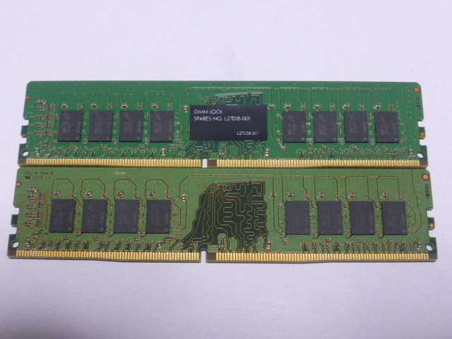  メモリ デスクトップパソコン用 Micron DDR4-2666 PC4-21300 16GBx2枚 合計32GB 起動確認済です _画像4