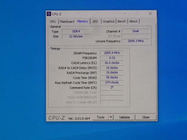 メモリ デスクトップパソコン用 Micron DDR4-3200 PC4-25600 16GBx2枚 合計32GB 起動確認済です_画像4