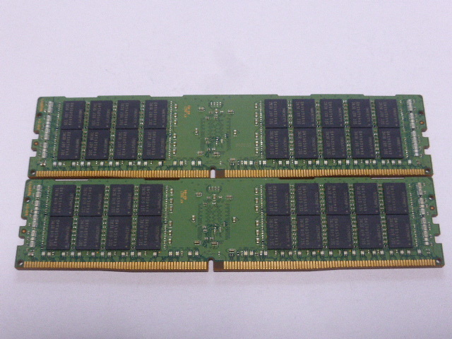 メモリ サーバーパソコン用 Samsung PC4-19200T(DDR4-2400T) ECC Registered 16GBx2枚合計32GB 起動確認済です M393A2G40DB1-CRC0Q　_画像4