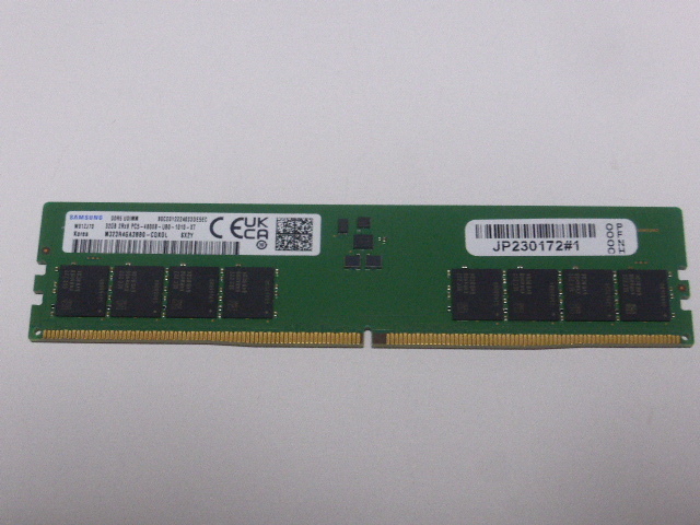 メモリ デスクトップパソコン用 Samsung DDR5-4800 PC5-38400 32GB 起動確認済みです_画像1