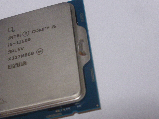 INTEL CPU Core i5 12500 6コア12スレッド SRL5V LGA1700 CPUのみ 起動確認済みです_画像3