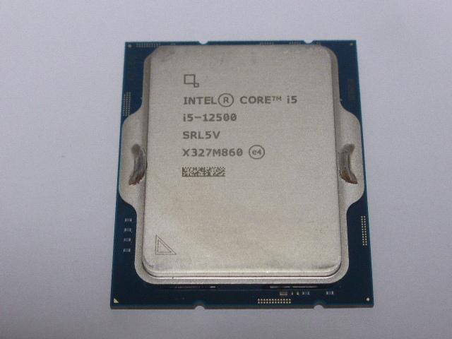 INTEL CPU Core i5 12500 6コア12スレッド SRL5V LGA1700 CPUのみ 起動確認済みです_画像1