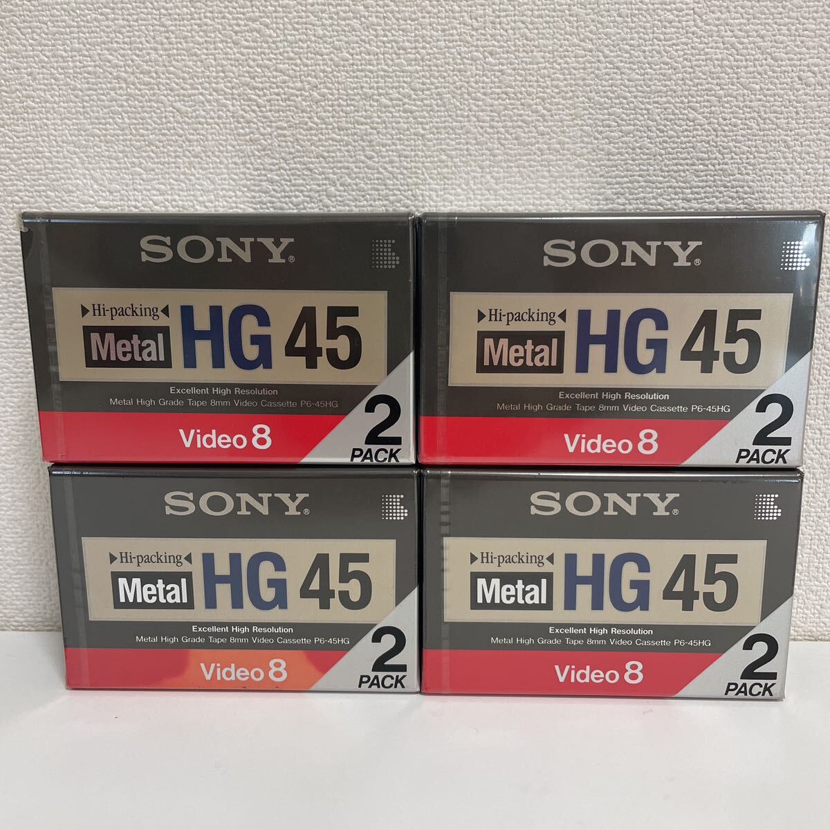 SONY 8 millimeter videotape 8 pcs set 