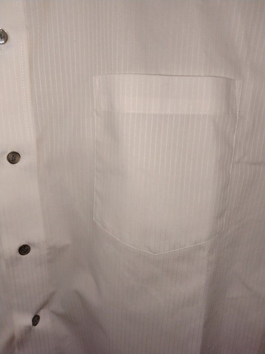 長袖ワイシャツ　ＬＬ ４３ ８６ ホワイト　形態安定加工