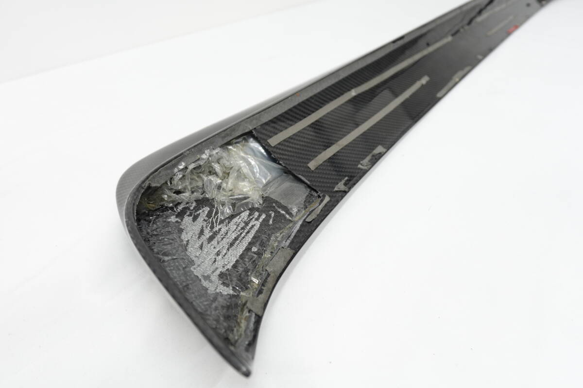 W463 ルーフスポイラー カーボン製 社外品 エアロ カスタムパーツ 傷汚れアリ 横幅約１５０cmの画像3