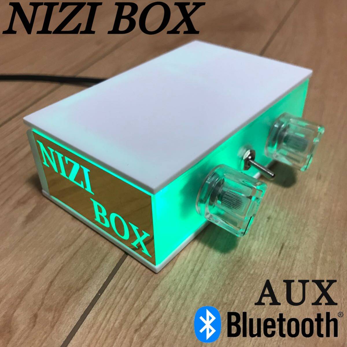 [NIZIBOX] リバーブユニット Bluetooth、AUX2系統入力対応！　切り替え可能！　USDM JDM_画像1