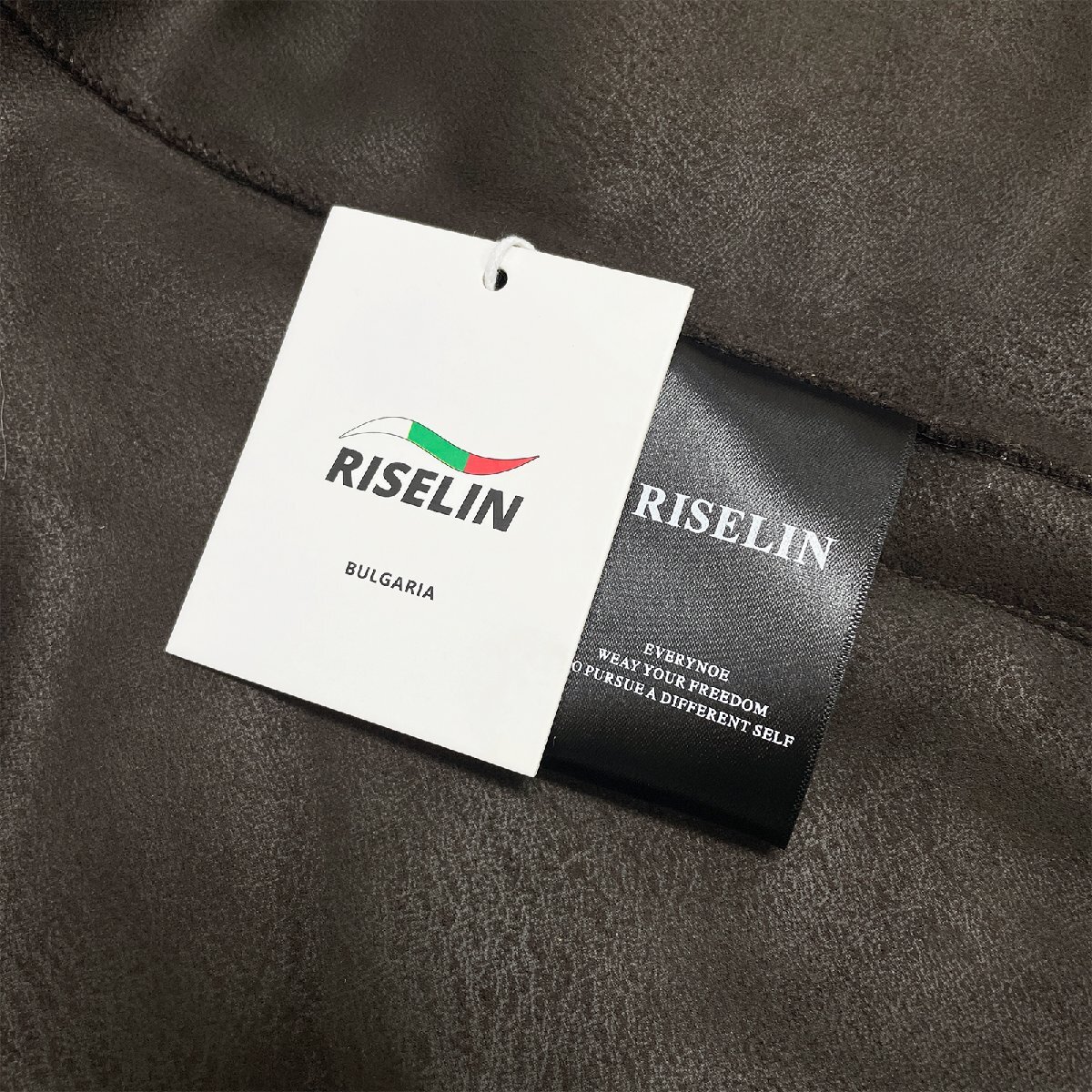 絶賛ヨーロッパ製※定価10万◆ブルガリア発※RISELIN 毛皮コート 豪華ミンク/カシミヤ混 防寒 ソフト 暖かい ふわふわ 艶 レディース L/48_画像8