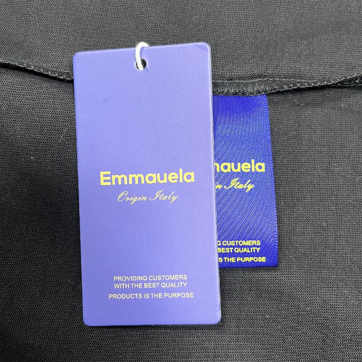 上級・半袖Tシャツ 定価2万◆Emmauela・イタリア・ミラノ発◆綿100％ 吸湿速乾 通気 個性 スウェット スタイリッシュ 普段着 XL/50サイズ_画像9