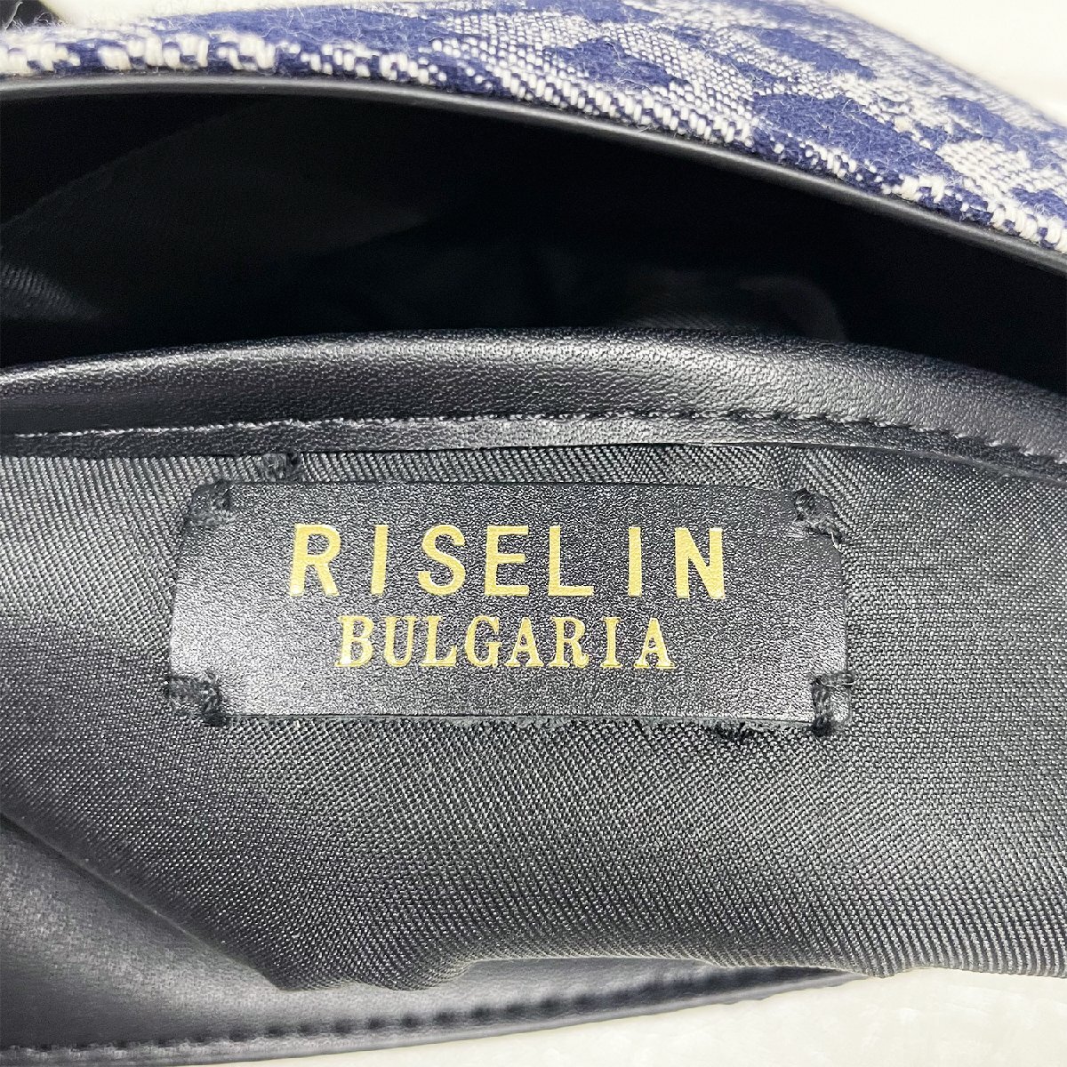  piece . Europe made * regular price 10 ten thousand * BVLGARY a departure *RISELIN shoulder bag on goods robust light weight Street total pattern diagonal .. shoulder .. Denim dressing up 