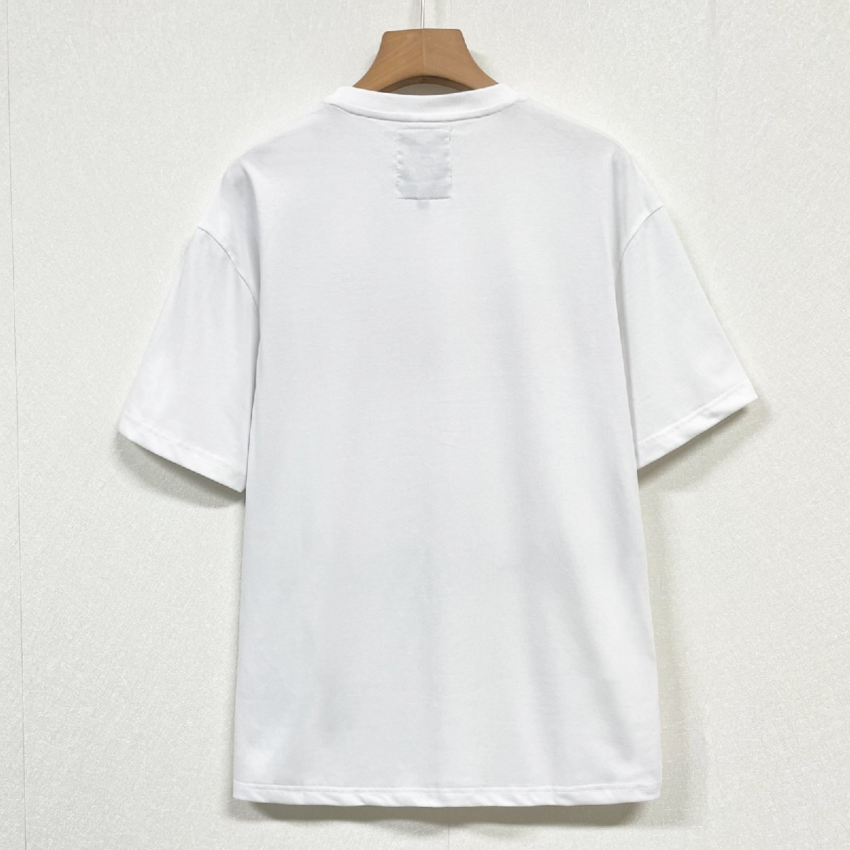 個性ヨーロッパ製※定価2万◆ブルガリア発※RISELIN 半袖Tシャツ コットン100％ 吸湿速乾 薄手 個性 英字 刺繍 遊び心 カットソー 夏 2XL_画像2