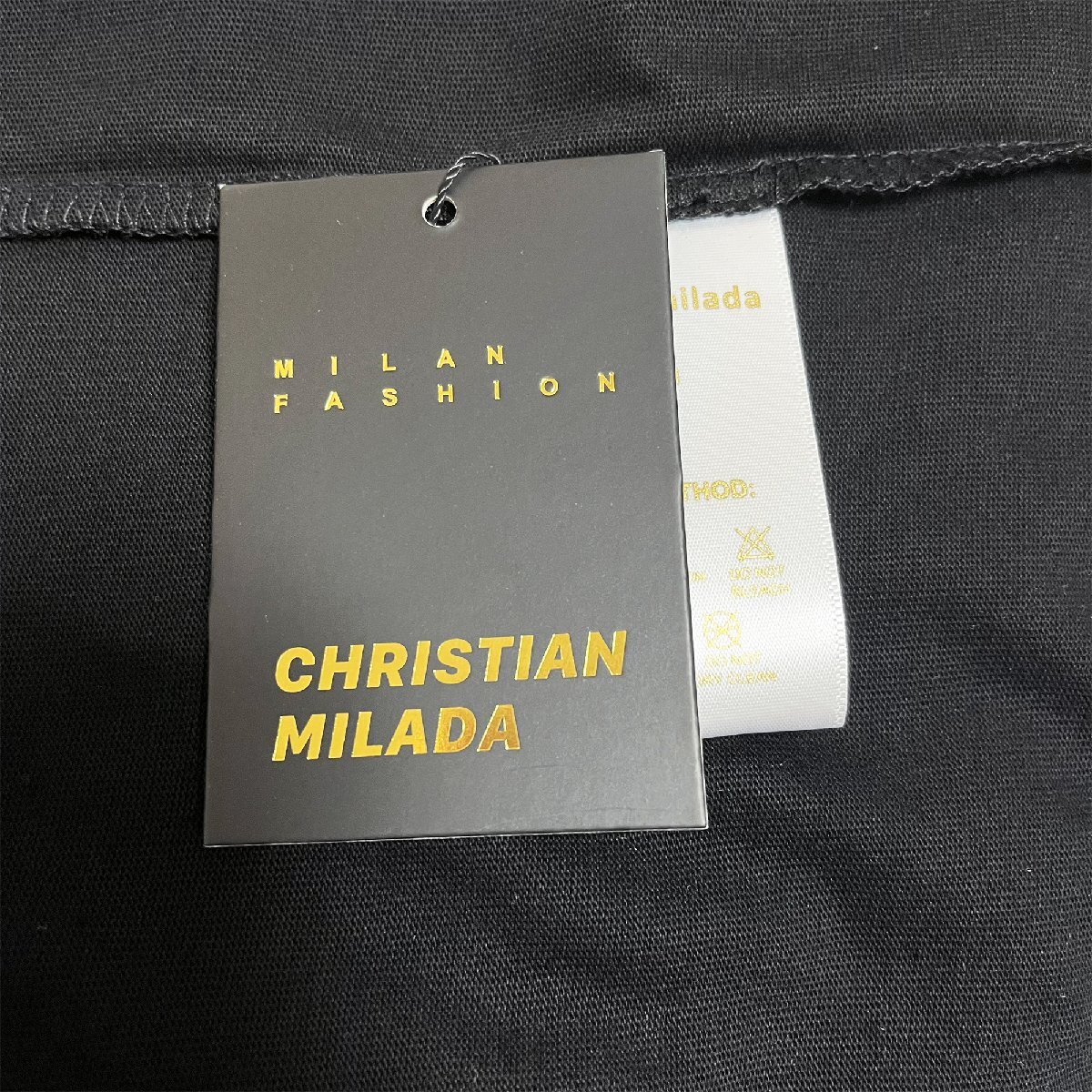 定価2万★christian milada・ミラノ発・半袖Ｔシャツ★100％コットン 吸汗速乾 快適 スウェット かわいい 男女兼用 日常 L/48サイズ_画像8