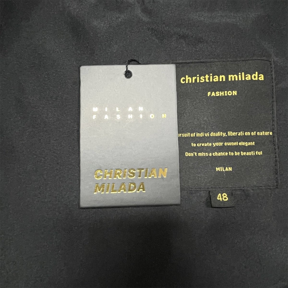 定価8万★christian milada・ミラノ発・上下セット★上品 薄手 速乾 無地 ジャケット パンツ アウター 個性 定番 メンズ XL/50サイズ_画像9