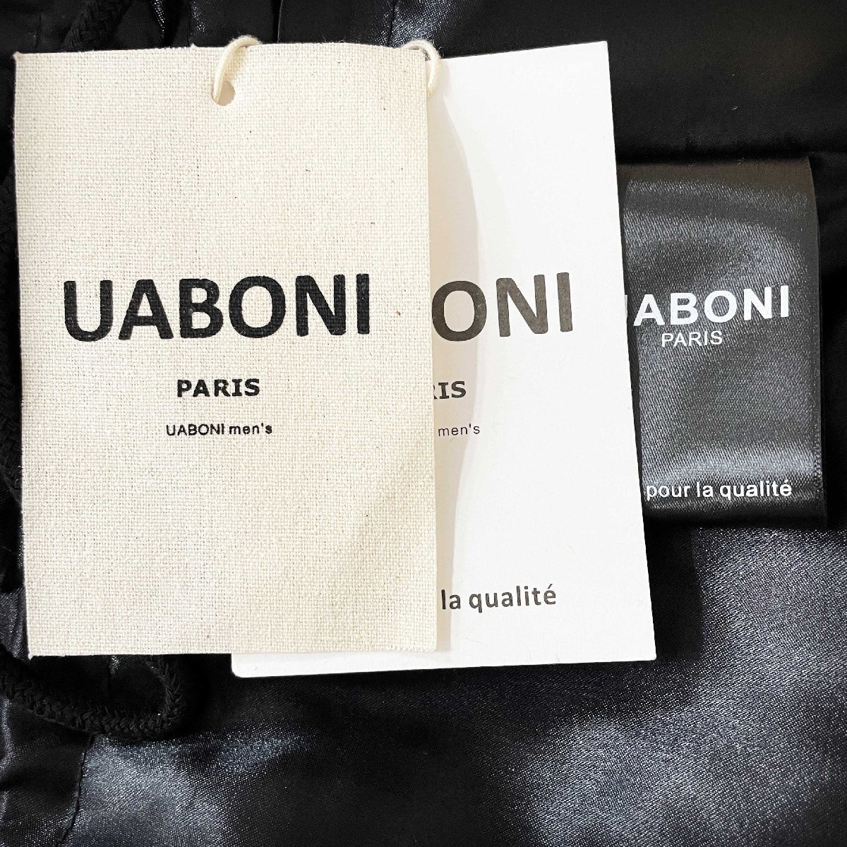 最高級EU製＆定価23万◆UABONI*Paris*レザー・ダウンジャケット*ユアボニ*パリ発◆最上級羊革・ムートン グースダウン90％ 極地防寒 2XL/52_画像8