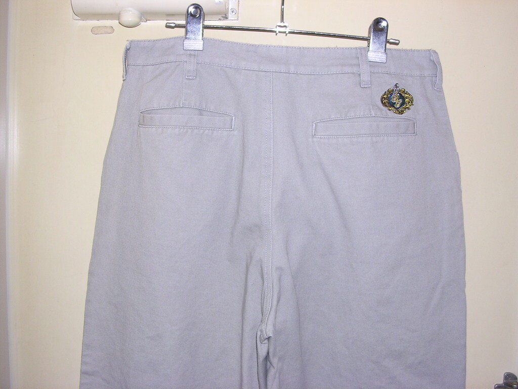 Butter Goods バターグッズ Campbell Chino Pants 1タック コットン チノ パンツ 34 グレー skate チノパン_画像4