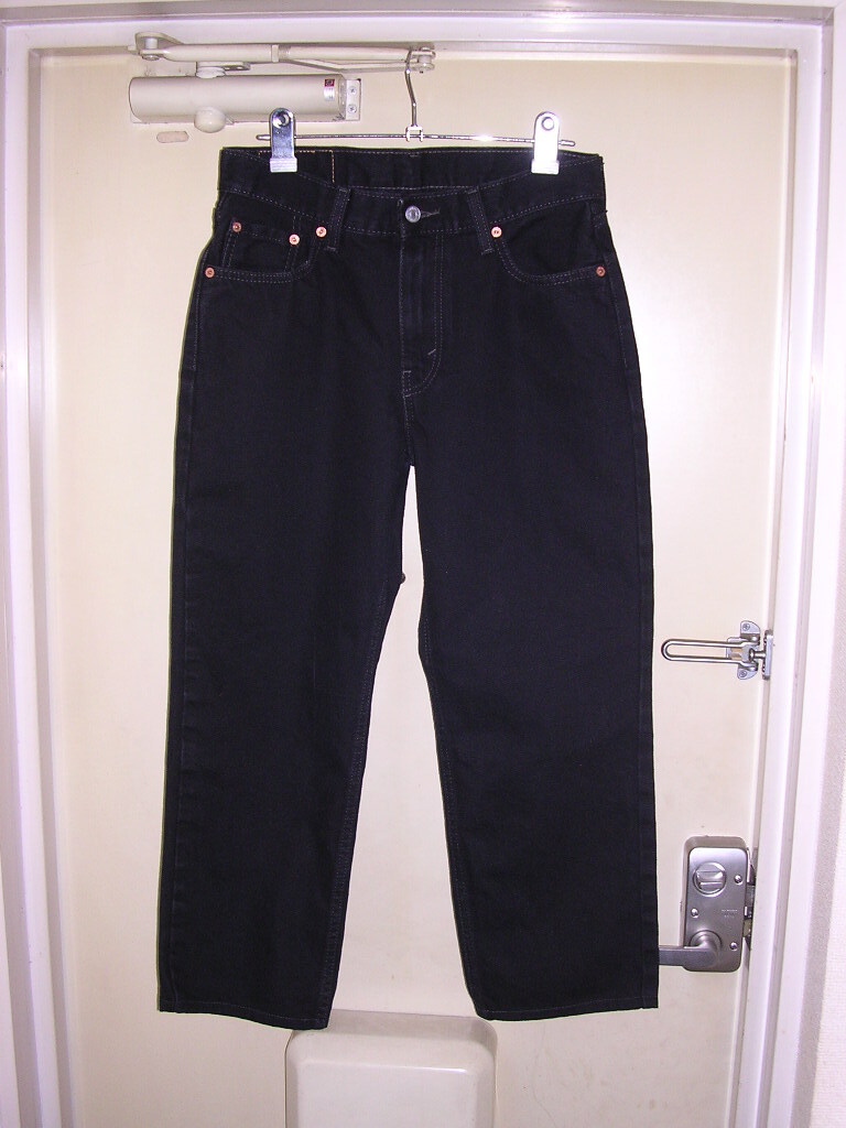 復刻 リーバイス Levis 550 RELAXED FIT ブラックデニム パンツ 30/30 00550-0260 シルバータブ 560 黒_画像2