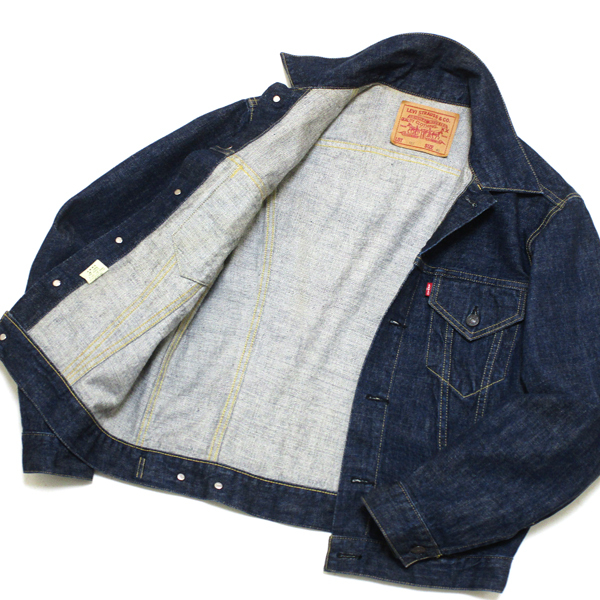 絶版レア ! LEVI'S 60's ビンテージ 557 サード 復刻 99年&未着用☆ デニム ジャケット♪ 大戦 LVC 506xx 507 リーバイス 501xx Gジャン558の画像7