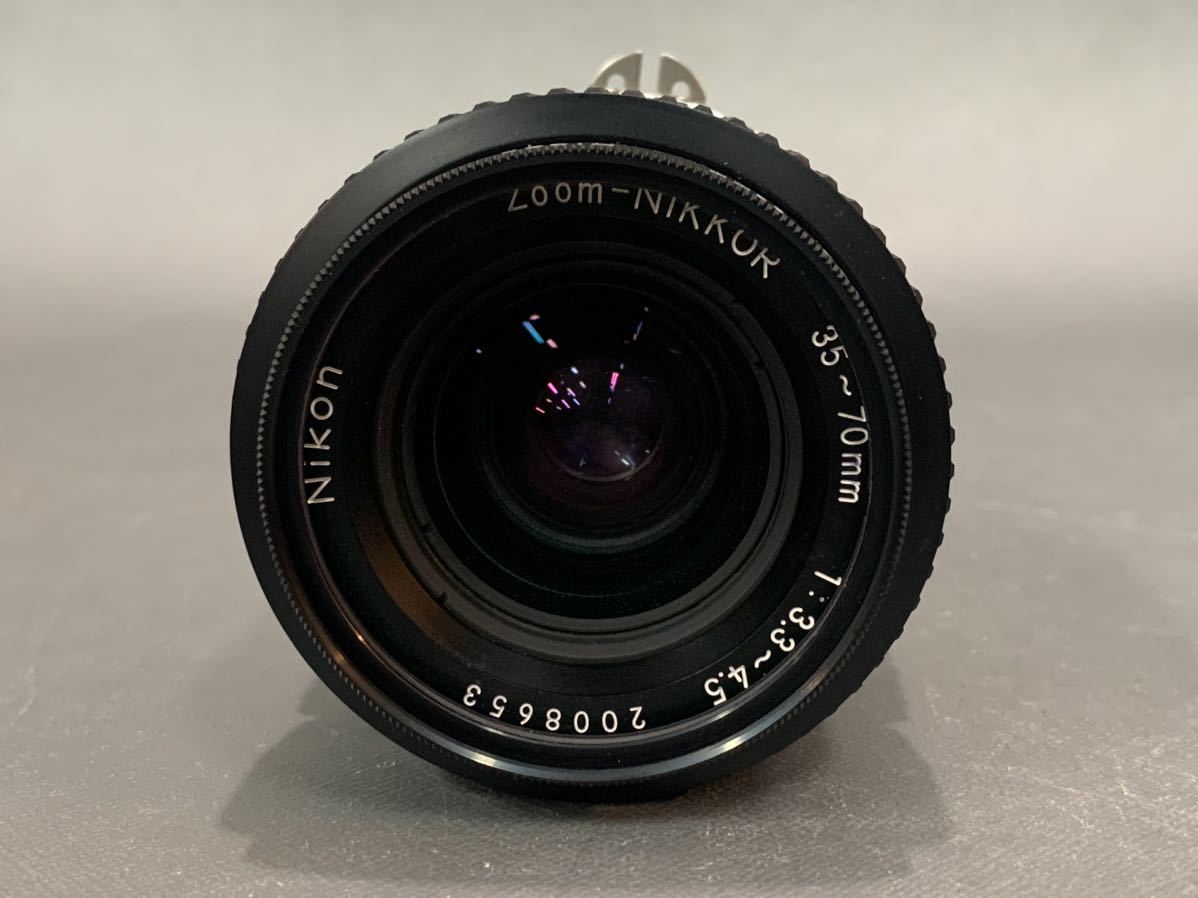 攸14） Nikon Zoom-NIKKOR 35〜70mm 1:3.3〜4.5 カメラレンズ　現状品_画像2
