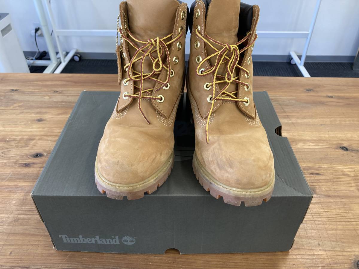 b100 Timberland ティンバーランド 6 in Waterproof boot 6インチプレミアムブーツ ウォータープルーフ 26cm 防水 ※中古品 汚れ有_画像1