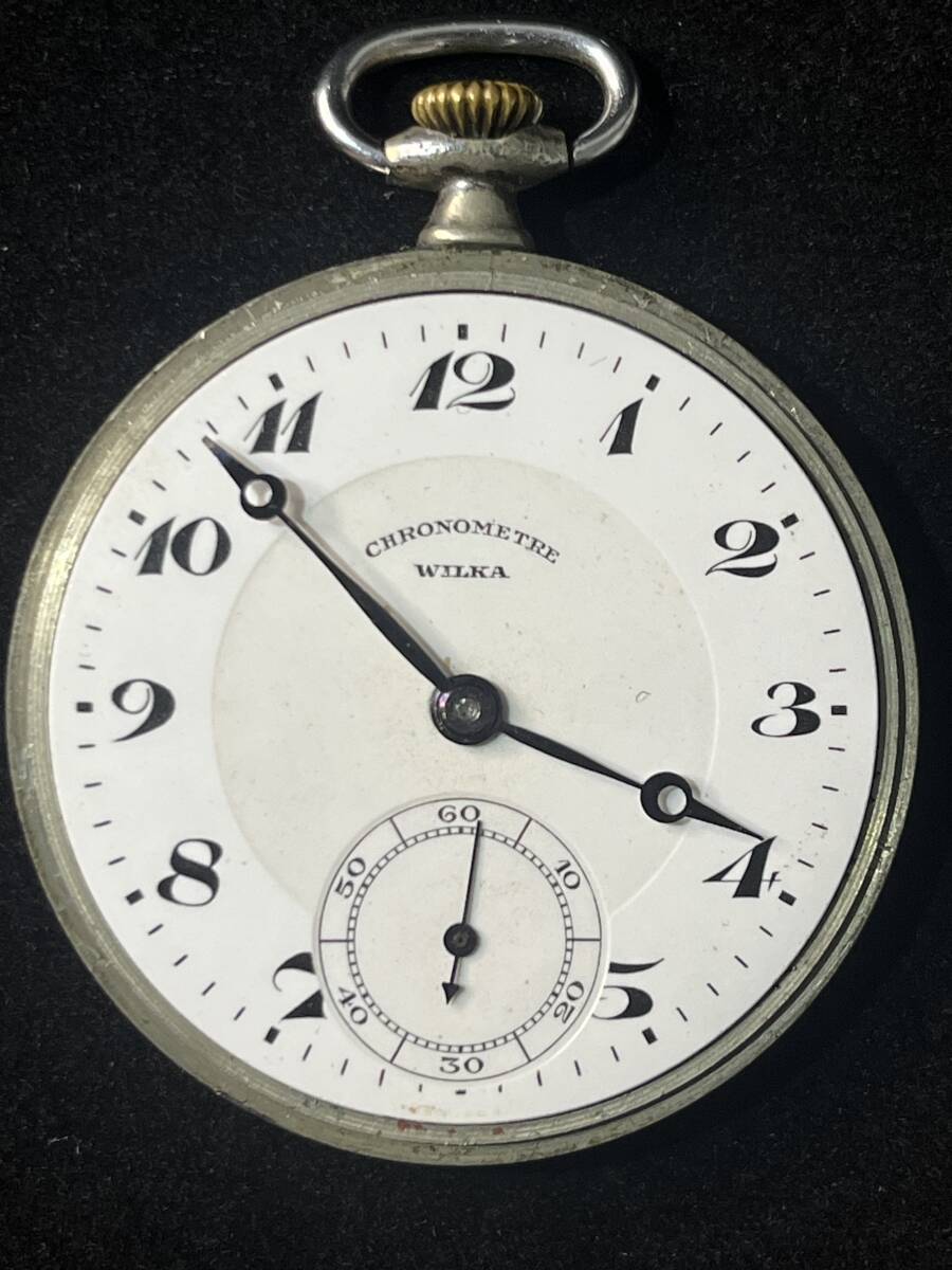 WILKA ウィルカ CHRONOMETRE クロノメーター 懐中時計 手巻き W１２の画像6