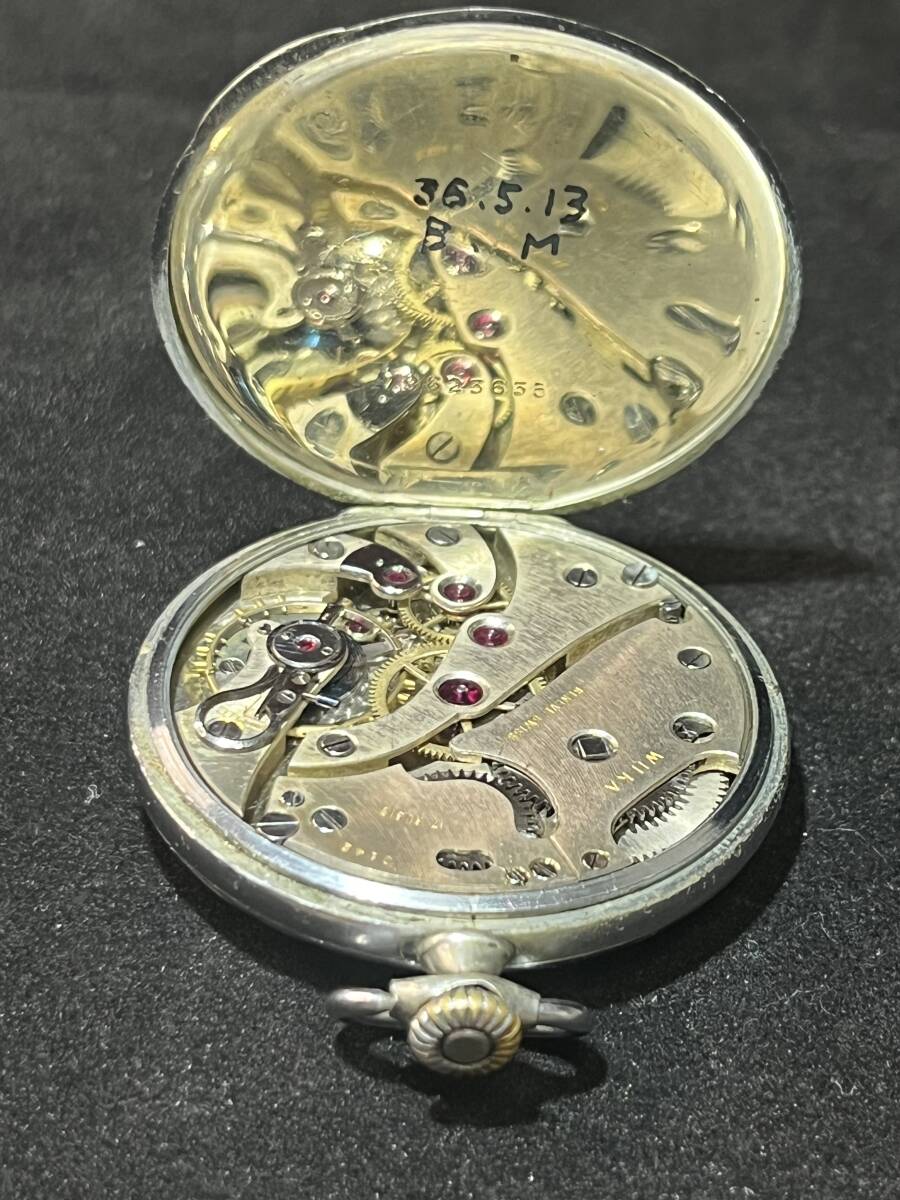 WILKA ウィルカ CHRONOMETRE クロノメーター 懐中時計 手巻き W１２の画像10