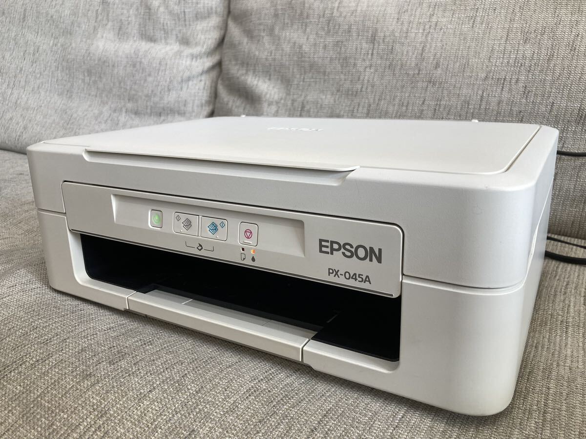 【通電確認】EPSON PX-045A カラリオ インクジェットプリンター A4コピー機_画像2