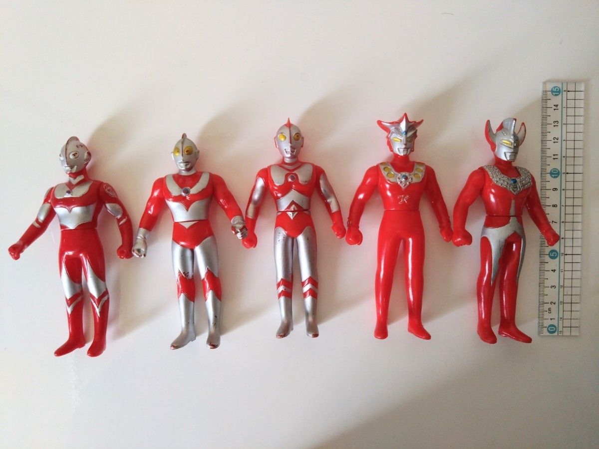 ウルトラマン ソフビフィギュアセット バンダイ 円谷プロ 当時物 ウルトラマン ソフビフィギュアセット バンダイ 円谷プロ 当時物