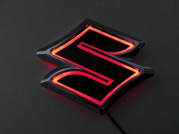  Suzuki 5D LED emblem exchange type 10.7cm×9.7cm red SWIFT jimny