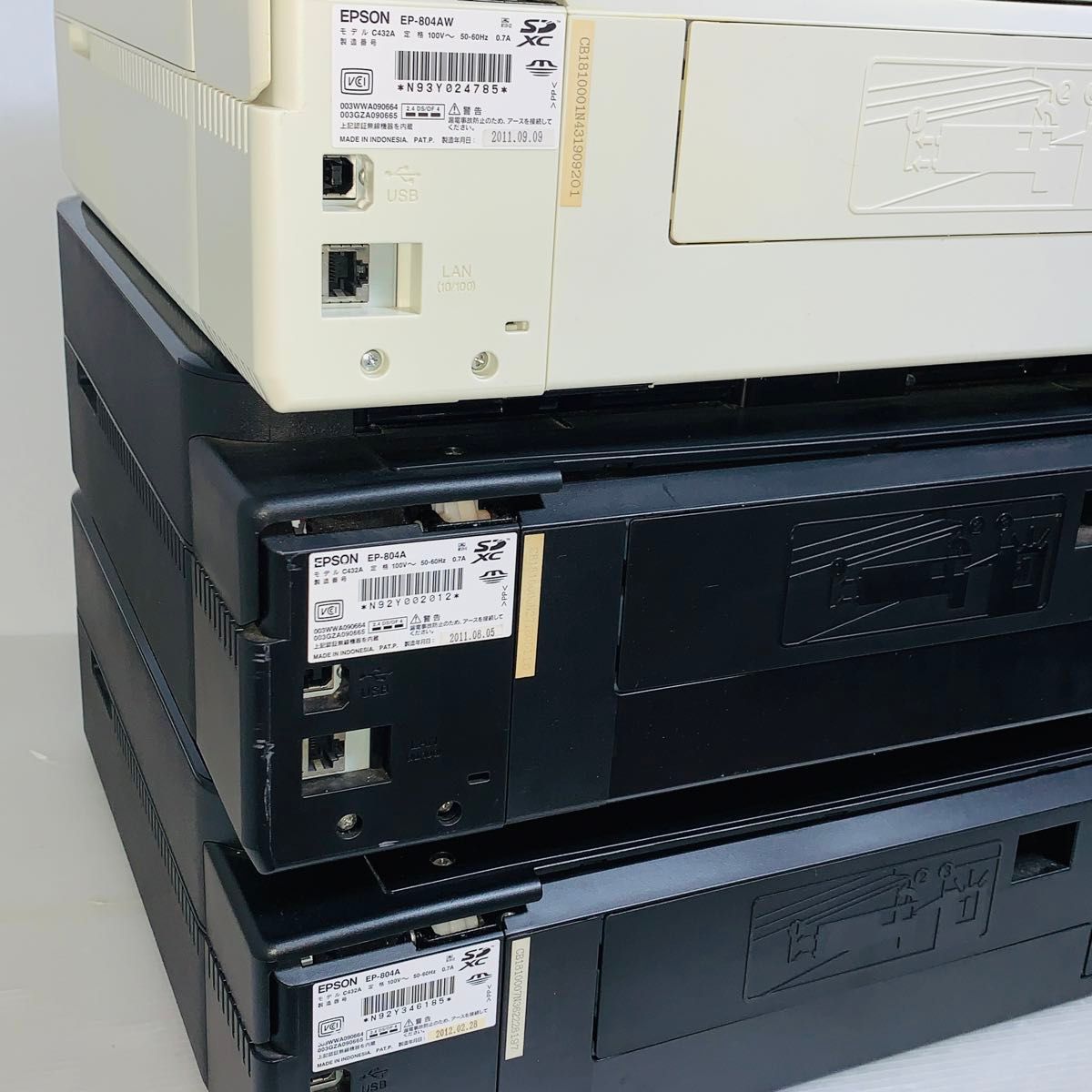 【ジャンク 】EPSON エプソン EP-804A EP-804AW ３台まとめ