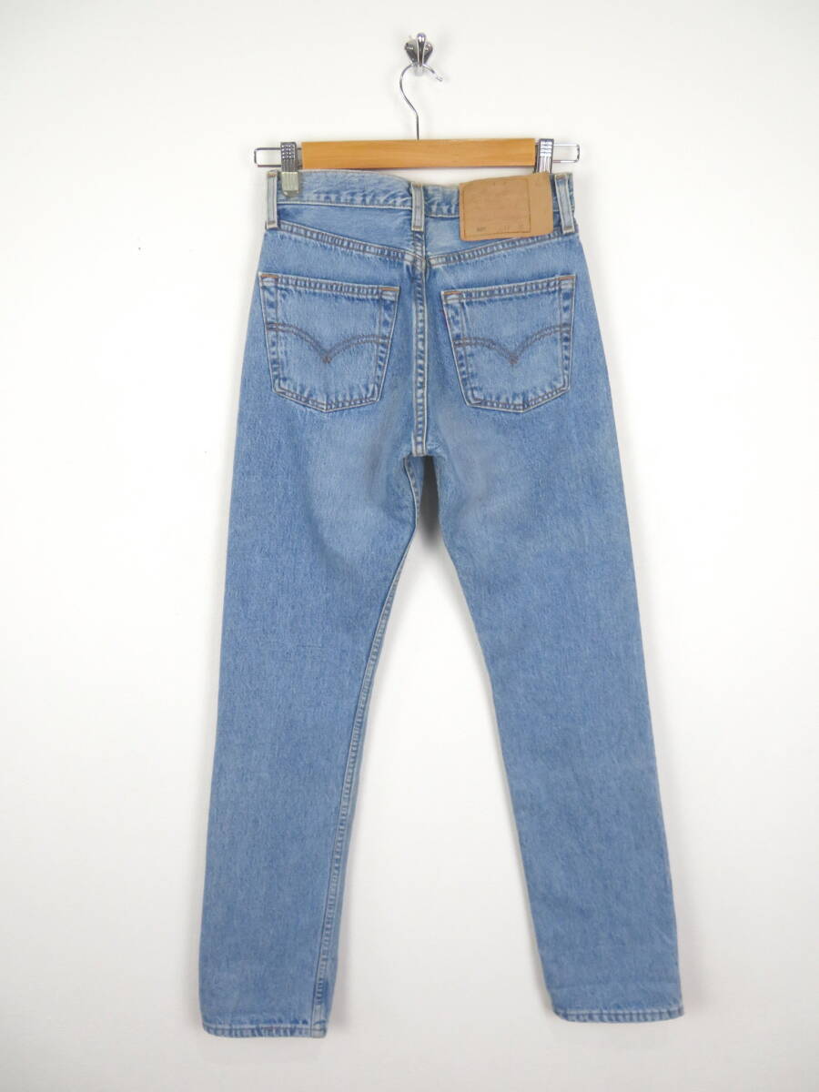 90s リーバイス レディース ★ USA製 501 デニムパンツ W26 ★ Levis 1995年 アメリカ製 ジーンズ 6501-5915 古着 ビンテージ