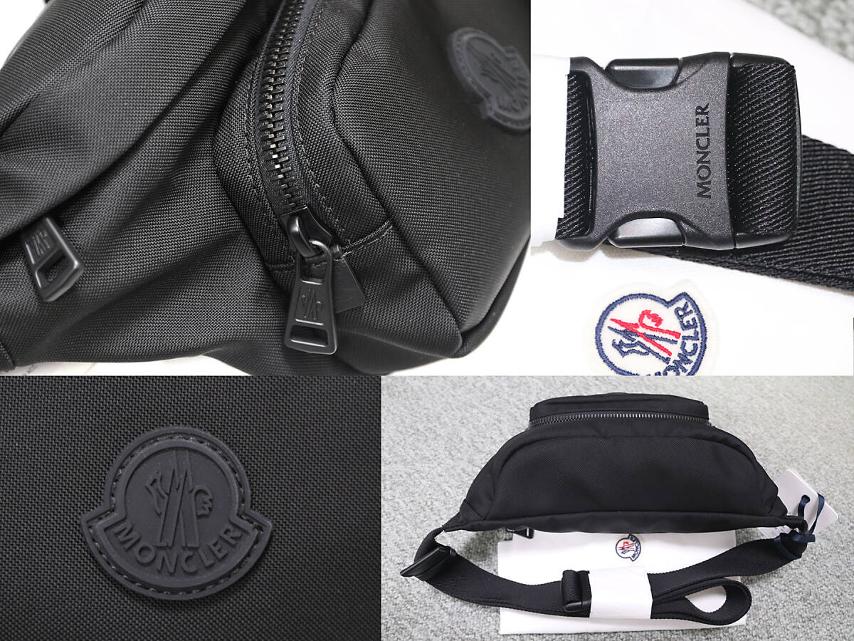 初回出品限定価格 MONCLER Durance Belt Bag / BLACK / モンクレール クロスボディ/ベルトバッグ/ 正規品・現行モデルの画像5