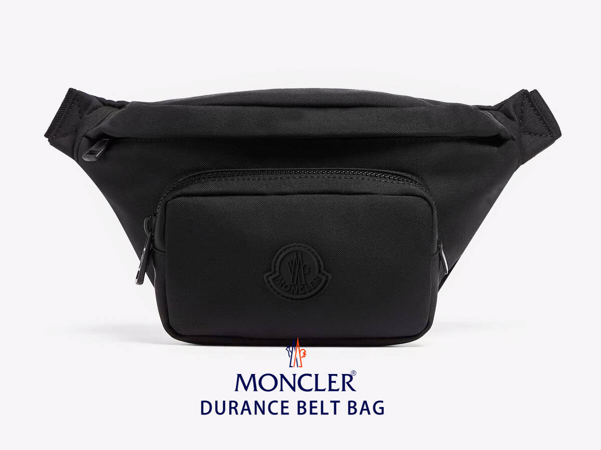 初回出品限定価格 MONCLER Durance Belt Bag / BLACK / モンクレール クロスボディ/ベルトバッグ/ 正規品・現行モデルの画像1