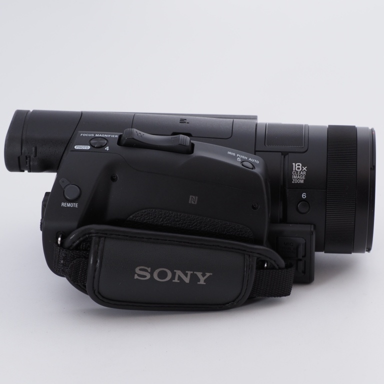 SONY ソニー 4K ビデオカメラ Handycam FDR-AX700 ブラック 光学ズーム12倍 1.0型 Exmor RS CMOSセンサー FDR-AX700 #8967_画像4