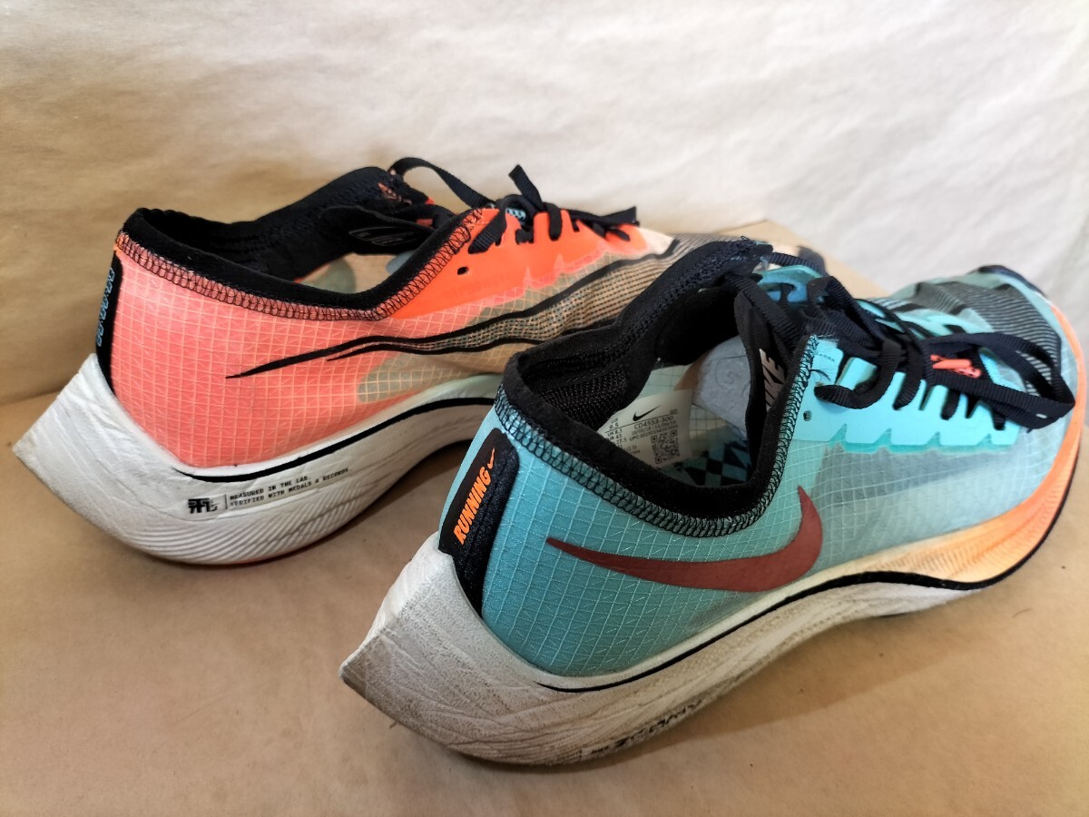 【送料無料】NIKE ZOOMX VAPORFLY NEXT% HKNE cd4553-300 aurora green/hyper crimson ナイキ ズーム ヴェイパーフライ 27.5cm _画像3