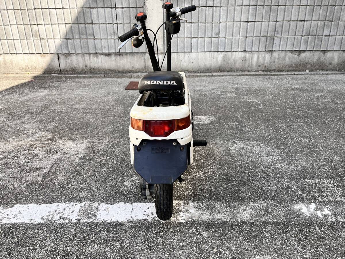 【　モトコンポ　】１円スタート♪　2ストローク 空冷単気筒 50cc 白 　MOTOCOMPO　AB12　HONDA　大阪堺　原付　レトロ　火入れ確認済み_画像2